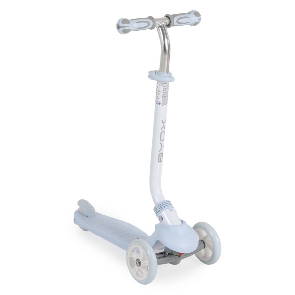 Trotineta copii 3 in 1 Byox Tristar Blue, cu scaun, control parental si ghidon reglabil, 3-6 ani, max 50 kg