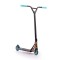 Trotineta copii freestyle din aluminiu BYOX Chaos Negru Albastru, ghidon rotativ 360 grade, Varsta 8 Ani +