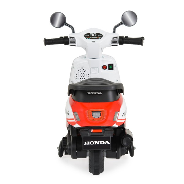 Motocicleta electrica copii Honda Red, varsta 3+ ani, 2 motoare, lumini LED, baterie 12V, 2-3 km/h
