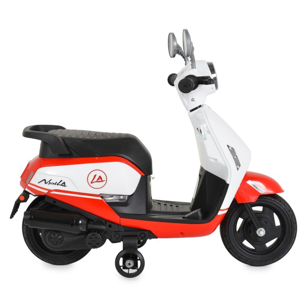 Motocicleta electrica copii Honda Red, varsta 3+ ani, 2 motoare, lumini LED, baterie 12V, 2-3 km/h