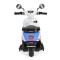 Motocicleta electrica copii Honda Blue, varsta 3+ ani, 2 motoare, lumini LED, baterie 12V, 2-3 km/h