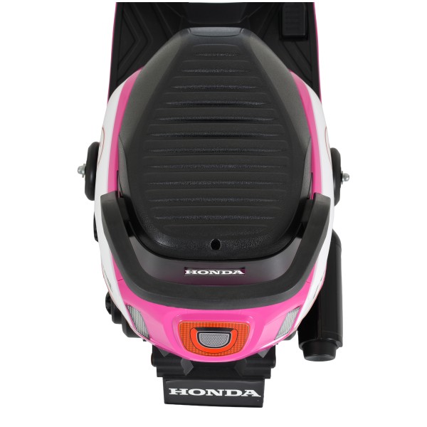 Motocicleta electrica copii Honda Pink, varsta 3+ ani, 2 motoare, lumini LED, baterie 12V, 2-3 km/h