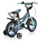 Bicicleta copii 2-4 ani Byox Prince Grey 12 inch, roti ajutatoare, frane V brake, cadru metalic