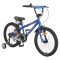 Bicicleta copii 6-10 ani Byox Master Blue 20 inch, roti ajutatoare, frane V brake, cadru otel, jante aluminiu
