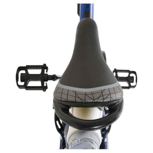 Bicicleta copii 6-10 ani Byox Master Blue 20 inch, roti ajutatoare, frane V brake, cadru otel, jante aluminiu