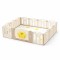 Spatiu de joaca copii pliabil Moni Garden TeddyLand, 6 luni+, 160x120 cm, covoras XPE, modular