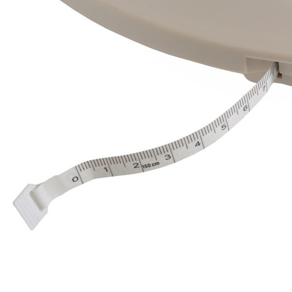 Cantar bebelusi 2 in 1 Cangaroo Peanut Beige, 0-20 kg, masurare inaltime, ecran LCD, functie tara