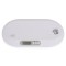 Cantar bebelusi 2 in 1 Cangaroo Peanut White, 0-20 kg, masurare inaltime, ecran LCD, functie tara