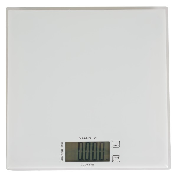 Cantar bebelusi si adulti 2 in 1 Cangaroo NeoScale White, 0.5-180 kg, tava detasabila, ecran LCD, functie tara