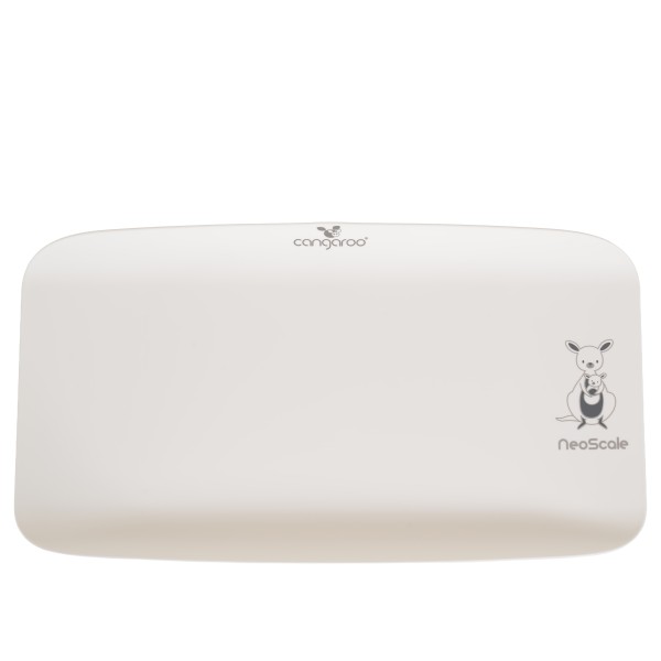 Cantar bebelusi si adulti 2 in 1 Cangaroo NeoScale White, 0.5-180 kg, tava detasabila, ecran LCD, functie tara