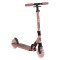 Trotineta pliabila copii Byox Vector Pink, 6+ ani, roti LED 145 mm, suspensie fata, ghidon reglabil