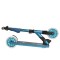Trotineta pliabila copii Byox Vector Blue, 6+ ani, roti LED 145 mm, suspensie fata, ghidon reglabil