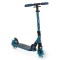 Trotineta pliabila copii Byox Vector Blue, 6+ ani, roti LED 145 mm, suspensie fata, ghidon reglabil