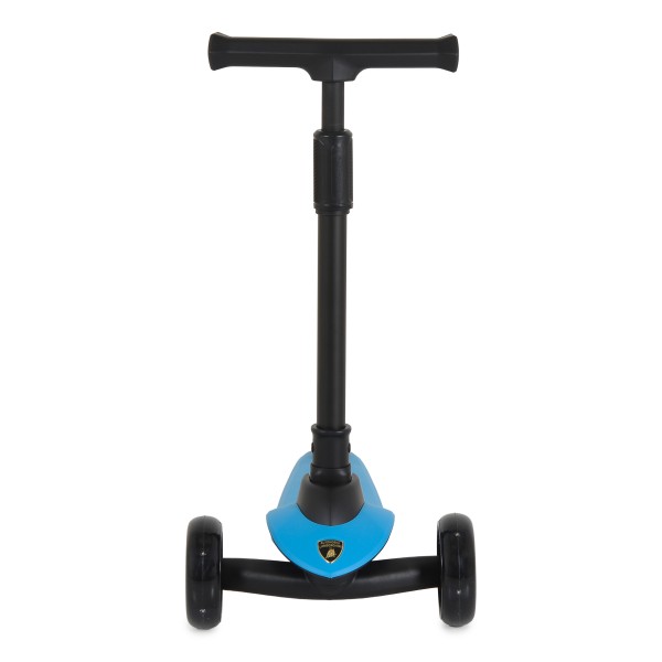 Trotineta copii 3 roti Lamborghini Pro Blue, 3+ ani, roti LED, ghidon reglabil, stabila, control inclinare