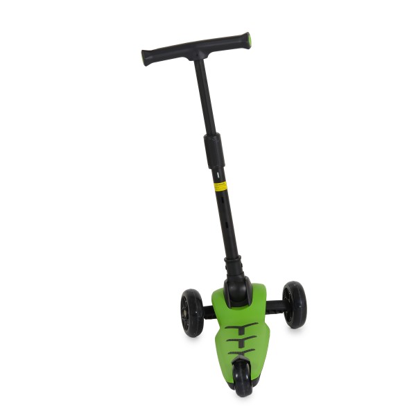 Trotineta copii 3 roti Lamborghini Pro Green, 3+ ani, roti LED, ghidon reglabil, stabila, control inclinare