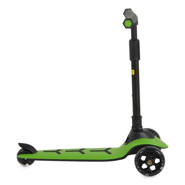 Trotineta copii 3 roti Lamborghini Pro Green, 3+ ani, roti LED, ghidon reglabil, stabila, control inclinare