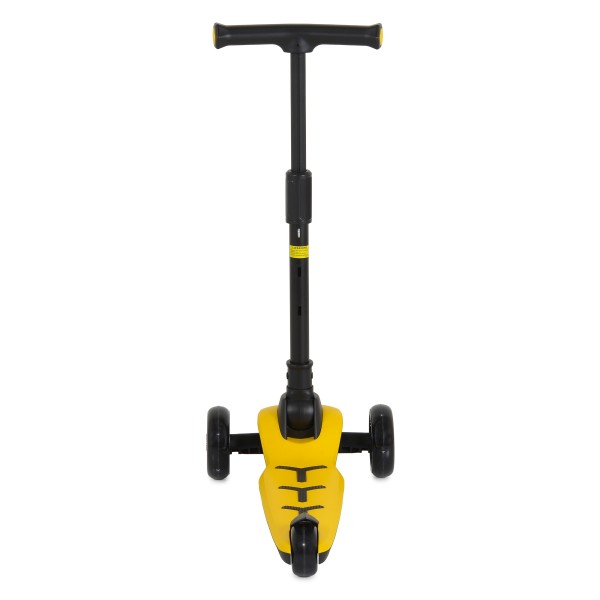 Trotineta copii 3 roti Lamborghini Pro Yellow, 3+ ani, roti LED, ghidon reglabil, stabila, control inclinare