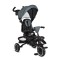 Tricicletă Pliabila cu maner Byox Cruz Dark Grey 12-72 luni – scaun rotativ 360°, control parental, spătar reglabil