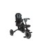 Tricicletă Pliabila cu maner Byox Cruz Dark Grey 12-72 luni – scaun rotativ 360°, control parental, spătar reglabil
