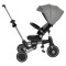 Tricicleta pliabila 6 in 1 Byox Flexton Grey, 6-36 luni, sezut rotativ 360, control parental, spatar reglabil