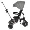 Tricicleta pliabila 6 in 1 Byox Flexton Grey, 6-36 luni, sezut rotativ 360, control parental, spatar reglabil