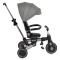 Tricicleta pliabila 6 in 1 Byox Flexton Grey, 6-36 luni, sezut rotativ 360, control parental, spatar reglabil