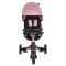 Tricicleta pliabila 6 in 1 Byox Flexton Pink, 6-36 luni, sezut rotativ 360, control parental, spatar reglabil