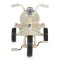 Tricicleta pliabila copii Byox Etan Beige, 1-5 ani, panou muzical cu lumini, scaun reglabil, roti EVA