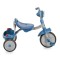 Tricicleta pliabila copii Byox Etan Blue, 1-5 ani, panou muzical cu lumini, scaun reglabil, roti EVA