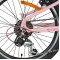 Bicicleta copii Byox Whizzy Pink 24 inch, 8-12 ani, 21 viteze Shimano, suspensie fata, frane aluminiu