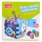 Cub Montessori interactiv Vivakids, 18 luni+, sortator forme, muzica sunete, activitati multiple