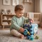 Cub Montessori interactiv Vivakids, 18 luni+, sortator forme, muzica sunete, activitati multiple