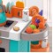 Bucatarie copii interactiva Little Chef, 3+ ani, lumini sunete, accesorii gatit, aragaz chiuveta