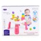 Masa interactiva copii, 19 luni+, lumini sunete, sortator forme, labirint, turn pahare, educativa