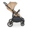 Carucior Sport Buggy Beige 0-22 kg, Pliere Tip Carte, Spatar Complet Reglabil, Roti EVA cu Suspensie, Copertina Mare