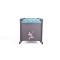 Patut Pliabil Cangaroo Africa turquoise, Compact si Usor, 0-14 kg, cu Saltea si Geanta Transport, Roti, Tarc de joaca