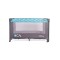 Patut Pliabil Cangaroo Africa turquoise, Compact si Usor, 0-14 kg, cu Saltea si Geanta Transport, Roti, Tarc de joaca