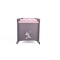 Patut Pliabil Cangaroo Africa Pink, Compact si Usor, 0-14 kg, cu Saltea si Geanta Transport, Roti, Tarc de joaca
