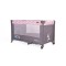 Patut Pliabil Cangaroo Africa Pink, Compact si Usor, 0-14 kg, cu Saltea si Geanta Transport, Roti, Tarc de joaca