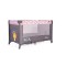Patut Pliabil Cangaroo Africa Pink, Compact si Usor, 0-14 kg, cu Saltea si Geanta Transport, Roti, Tarc de joaca