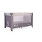 Patut Pliabil Cangaroo Africa Grey, Compact si Usor, 0-14 kg, cu Saltea si Geanta Transport,Roti, Tarc de joaca