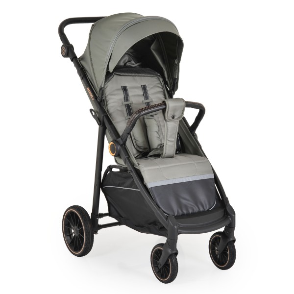 Carucior Sport Buggy  Green 0-22 kg, Pliere Tip Carte, Spatar Complet Reglabil, Roti EVA cu Suspensie, Copertina Mare