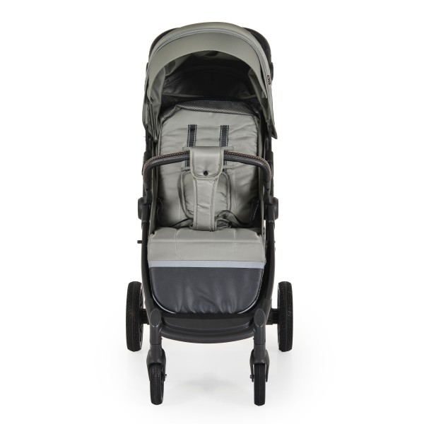 Carucior Sport Buggy  Green 0-22 kg, Pliere Tip Carte, Spatar Complet Reglabil, Roti EVA cu Suspensie, Copertina Mare