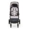 Carucior Sport Buggy Grey 0-22 kg, Pliere Tip Carte, Spatar Complet Reglabil, Roti EVA cu Suspensie, Copertina Mare