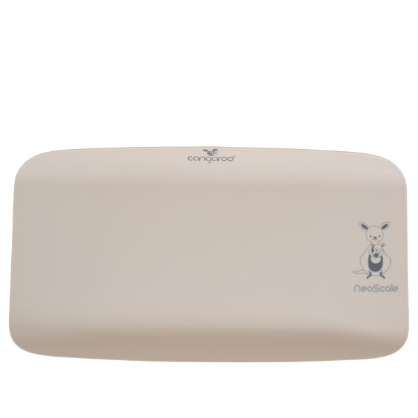 Cantar bebelusi si adulti 2 in 1 Cangaroo NeoScale Grey, 0.5-180 kg, tava detasabila, ecran LCD, functie tara