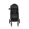 Cărucior copii Moni Tokyo Black 2 în 1, 0–4 ani, reversibil, aluminiu, accesorii incluse, 22 kg