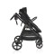 Cărucior copii Moni Tokyo Black 2 în 1, 0–4 ani, reversibil, aluminiu, accesorii incluse, 22 kg