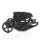 Cărucior copii Moni Tokyo Black 2 în 1, 0–4 ani, reversibil, aluminiu, accesorii incluse, 22 kg
