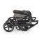 Cărucior copii Moni Tokyo Grey 2 în 1, 0–4 ani, reversibil, aluminiu, accesorii incluse, 22 kg
