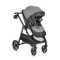 Cărucior copii Moni Tokyo Grey 2 în 1, 0–4 ani, reversibil, aluminiu, accesorii incluse, 22 kg